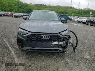2022 Audi Q5 S line Premium Plus with VIN WA1EAAFY2N2120863, listed as a Copart auction lot 58784045 with 35,020 mi miles and Salvage title. Bid and sale history available at DreamBid. Image 14.