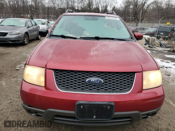 2007 Ford Freestyle SEL with VIN 1FMZK02177GA13669, listed as a Copart auction lot 88274305 with 119,863 mi miles and Salvage Title. Bid and sale history available at carsss.com. Image 5.
