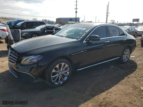 2017 Mercedes-Benz E-Class E 300 Luxury with VIN WDDZF4JB3HA186285, listed as a Copart auction lot 44823825 with 88,915 mi miles and Salvage Title. Bid and sale history available at carsss.com. Image 1.