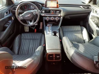 2019 Genesis G70 Advanced with VIN KMTG74LE7KU014371, listed as a Copart auction lot 49051635 with 86,418 mi miles and Non Repairable. Bid and sale history available at DreamBid. Image 8.