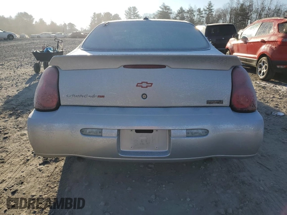 2004 Chevrolet Monte Carlo SS with VIN 2G1WX12K949276966, listed as a Copart auction lot 79441413 with 44,244 mi miles and Clean Title. Bid and sale history available at carsss.com. Image 6.