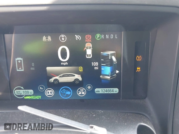 2014 Chevrolet Volt with VIN 1G1RD6E41EU152548, listed as a IAAI auction lot 42008887 with 124,664 mi miles and . Bid and sale history available at carsss.com. Image 15.
