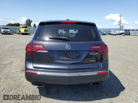 2013 Acura MDX Advance Pkg with VIN 2HNYD2H60DH510615, listed as a Copart auction lot 51706465 with 113,582 mi miles and Clean Title. Bid and sale history available at carsss.com. Image 6.