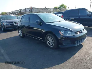 2015 Volkswagen Golf TSI S with VIN 3VW217AU6FM078415, listed as a IAAI auction lot 42740103 with Not provided miles and . Bid and sale history available at DreamBid. Image 1.