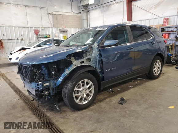 2024 Chevrolet Equinox LT with VIN 3GNAXUEG0RL346621, listed as a Copart auction lot 53759735 with 15,796 mi miles and Clean Title. Bid and sale history available at carsss.com. Image 1.