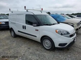 2022 Ram ProMaster City Cargo Van Tradesman with VIN ZFBHRFAB9N6W47872, listed as a Copart auction lot 54801925 with 91,656 mi miles and Salvage Title. Bid and sale history available at carsss.com. Image 4.