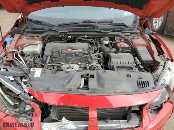 2017 Honda Civic Sedan EX with VIN 2HGFC2F75HH567895, listed as a Copart auction lot 49402185 with 76,173 mi miles and Salvage Title. Bid and sale history available at carsss.com. Image 12.