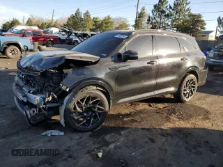 2022 Kia Sorento SX with VIN 5XYRKDLF0NG151088, listed as a Copart auction lot 84965254 with 50,697 mi miles and Salvage Title. Bid and sale history available at carsss.com. Image 1.