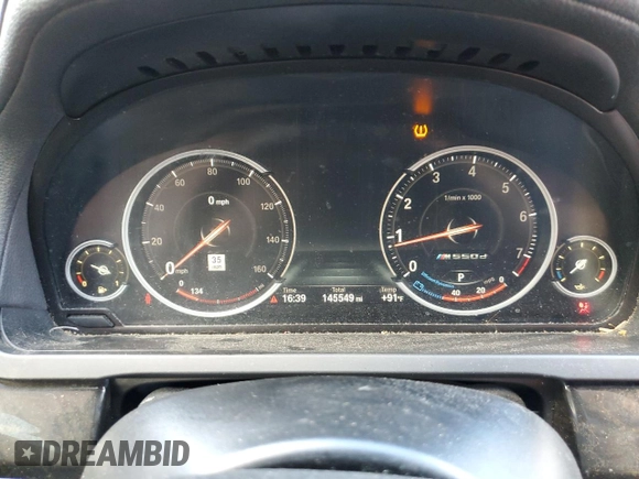 2015 BMW 7 Series 740Li with VIN WBAYE4C58FD138919, listed as a Copart auction lot 69409074 with 145,549 mi miles and Salvage Title. Bid and sale history available at DreamBid. Image 9.