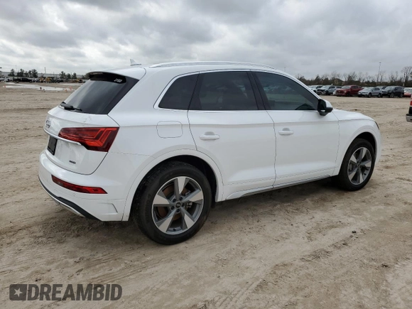 2024 Audi Q5 Premium with VIN WA1ABAFY6R2042301, listed as a Copart auction lot 43386775 with 18,973 mi miles and Salvage title. Bid and sale history available at DreamBid. Image 3.
