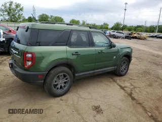2024 Ford Bronco Sport Big Bend z VIN 3FMCR9B60RRE76153, wystawiony jako Copart lot #57972725 z przebiegiem 3 021 mil mil oraz Czysty tytuł • Clean title. Historia ofert i sprzedaży dostępna na DreamBid. Obrazek 3.