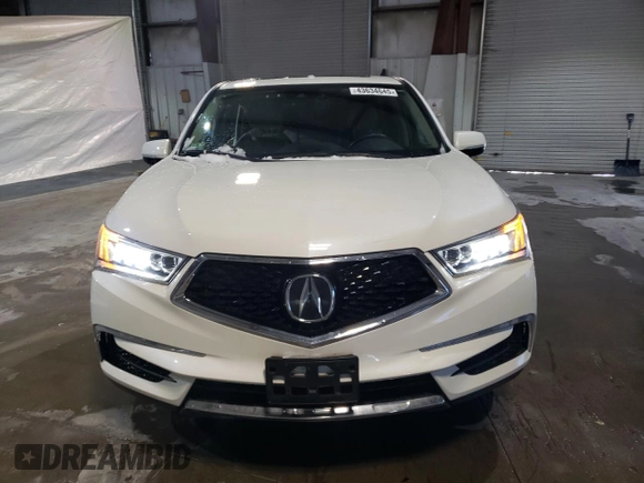 2019 Acura MDX with VIN 5J8YD4H33KL033624, listed as a Copart auction lot 43634645 with 41,310 mi miles and Salvage Title. Bid and sale history available at carsss.com. Image 5.