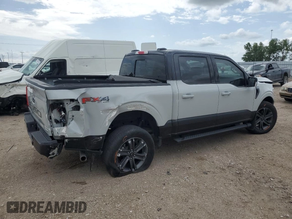 2023 Ford F-150 XL with VIN 1FTFW1E84PKE35275, listed as a Copart auction lot 61867535 with 22,142 mi miles and Salvage title. Bid and sale history available at DreamBid. Image 3.