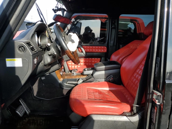 2013 Mercedes-Benz G 550 with VIN WDCYC3HF4DX213836, listed as a Copart auction lot 86434554 with 130,167 mi miles and Salvage title. Bid and sale history available at DreamBid. Image 7.