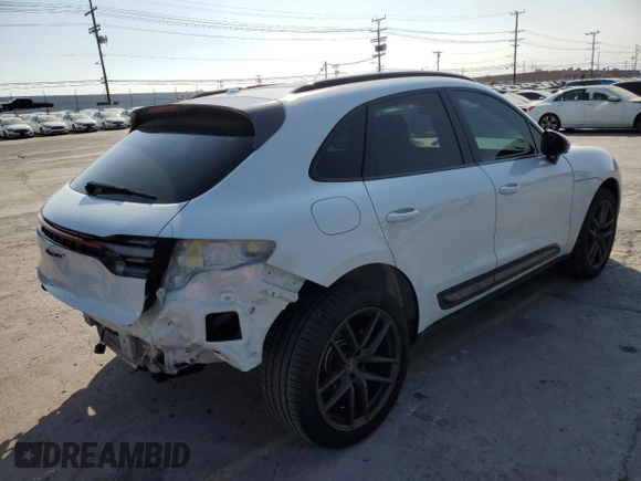 2023 Porsche Macan with VIN WP1AA2A51PLB21621, listed as a Copart auction lot 59702115 with 24,956 mi miles and Salvage title. Bid and sale history available at DreamBid. Image 3.