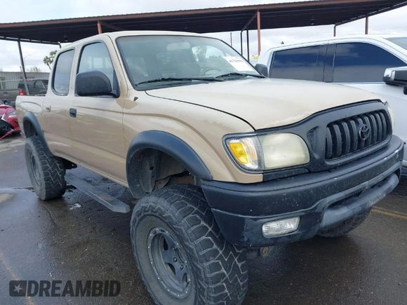 2002 Toyota Tacoma PreRunner with VIN 5TEGN92N52Z134230, listed as a IAAI auction lot 41783996 with 221,985 mi miles and . Bid and sale history available at DreamBid. Image 1.