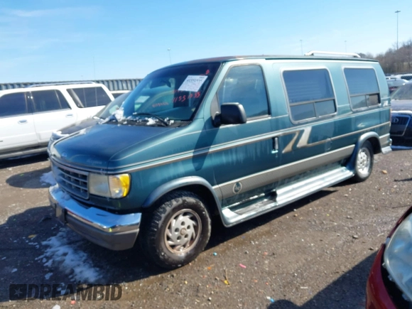 1995 Ford Econoline Cargo with VIN 1FDEE14H5SHB67418, listed as a IAAI auction lot 41551535 with 150,185 mi miles and . Bid and sale history available at DreamBid. Image 2.