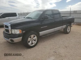 2005 Dodge 1500 SLT with VIN 1D7HU18D75J598129, listed as a Copart auction lot 46503325 with 154,812 mi miles and Salvage Title. Bid and sale history available at carsss.com. Image 1.