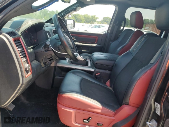 2016 Ram 1500 Rebel with VIN 1C6RR7YT5GS418564, listed as a Copart auction lot 55436645 with 103,949 mi miles and Salvage title. Bid and sale history available at DreamBid. Image 7.