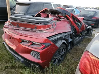 2021 Chevrolet Corvette 1LT with VIN 1G1YA3D41M5107008, listed as a Copart auction lot 74788454 with 0 mi miles and Salvage Title. Bid and sale history available at carsss.com. Image 3.
