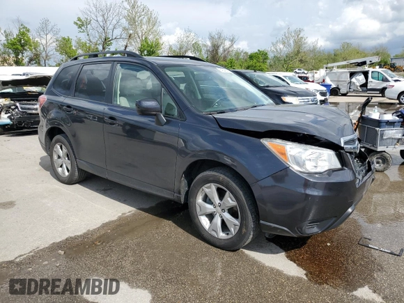 2014 Subaru Forester Premium with VIN JF2SJAEC5EH462529, listed as a Copart auction lot 54244395 with 92,293 mi miles and Salvage title. Bid and sale history available at DreamBid. Image 4.