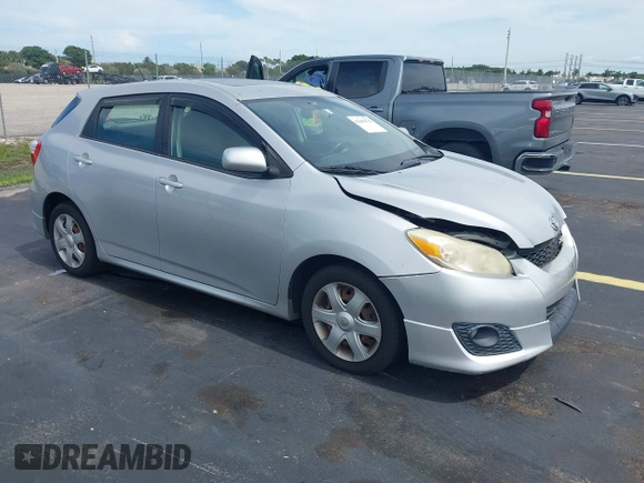 2009 Toyota Matrix S with VIN 2T1KE40E19C004459, listed as a IAAI auction lot 42689276 with 156,372 mi miles and . Bid and sale history available at DreamBid. Image 1.