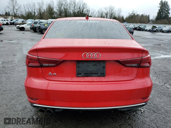 2017 Audi A3 Sedan Premium with VIN WAUAUGFF4H1036323, listed as a Copart auction lot 43409344 with 76,897 mi miles. Bid and sale history available at carsss.com. Image 6.