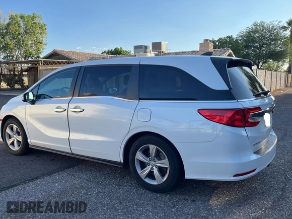 2020 Honda Odyssey EX-L с VIN 5FNRL6H70LB066458, выставлен на аукционе Copart как лот 59820815 с пробегом 76 255 миль миль и Списание • Salvage title. История ставок и продаж доступна на DreamBid. Изображение 3.