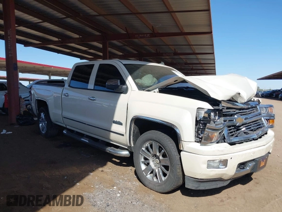 2014 Chevrolet Silverado 1500 High Country with VIN 3GCUKTEC2EG269961, listed as a IAAI auction lot 42054082 with 165,209 mi miles and . Bid and sale history available at DreamBid. Image 1.