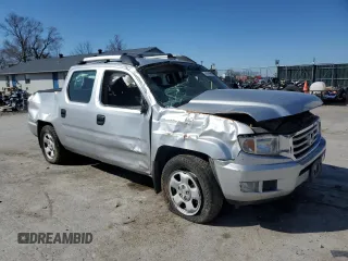 2012 Honda Ridgeline RT with VIN 5FPYK1F26CB459834, listed as a Copart auction lot 48613355 with Not provided miles and Clean title. Bid and sale history available at DreamBid. Image 4.