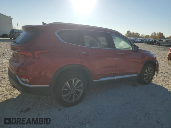 2019 Hyundai Santa Fe Ultimate with VIN 5NMS5CAD6KH068464, listed as a Copart auction lot 77630254 with 90,172 mi miles and Salvage Title. Bid and sale history available at carsss.com. Image 3.