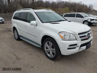 2010 Mercedes-Benz GL-Class GL 450 with VIN 4JGBF7BE4AA571197, listed as a IAAI auction lot 42004103 with 262,591 mi miles. Bid and sale history available at carsss.com. Image 1.
