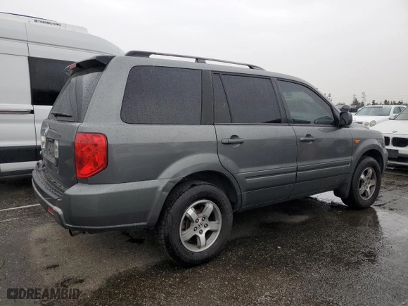 2007 Honda Pilot EX-L with VIN 5FNYF28607B024008, listed as a Copart auction lot 47255275 with 120,781 mi miles and Salvage Title. Bid and sale history available at carsss.com. Image 3.