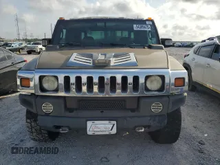 2006 Hummer H2 z VIN 5GRGN22U46H107234, wystawiony jako Copart lot #54389475 z przebiegiem Nie podano mil oraz Czysty tytuł • Clean title. Historia ofert i sprzedaży dostępna na DreamBid. Obrazek 5.