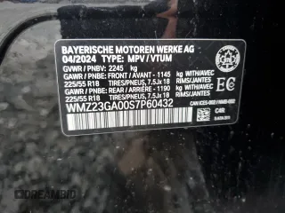 2025 MINI Countryman S with VIN WMZ23GA00S7P60432, listed as a Copart auction lot 53447665 with 6,456 mi miles and Salvage title. Bid and sale history available at DreamBid. Image 14.