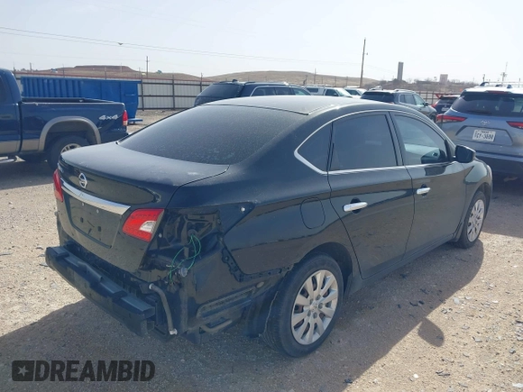 2015 Nissan Sentra S with VIN 3N1AB7AP5FY332195, listed as a IAAI auction lot 41707202 with 87,768 mi miles and . Bid and sale history available at DreamBid. Image 4.