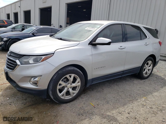 2020 Chevrolet Equinox LT with VIN 3GNAXKEV0LS506822, listed as a Copart auction lot 53157615 with 58,604 mi miles and Non Repairable. Bid and sale history available at carsss.com. Image 1.