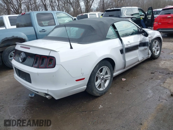 2014 Ford Mustang V6 with VIN 1ZVBP8EM0E5205646, listed as a IAAI auction lot 41716395 with 109,451 mi miles. Bid and sale history available at carsss.com. Image 4.