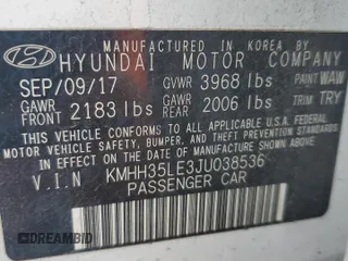 2018 Hyundai Elantra GT with VIN KMHH35LE3JU038536, listed as a Copart auction lot 71703894 with 53,305 mi miles and Salvage Title. Bid and sale history available at carsss.com. Image 14.