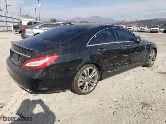 2016 Mercedes-Benz CLS with VIN WDDLJ6FB7GA174907, listed as a Copart auction lot 79139744 with 59,320 mi miles and Salvage Title. Bid and sale history available at carsss.com. Image 3.