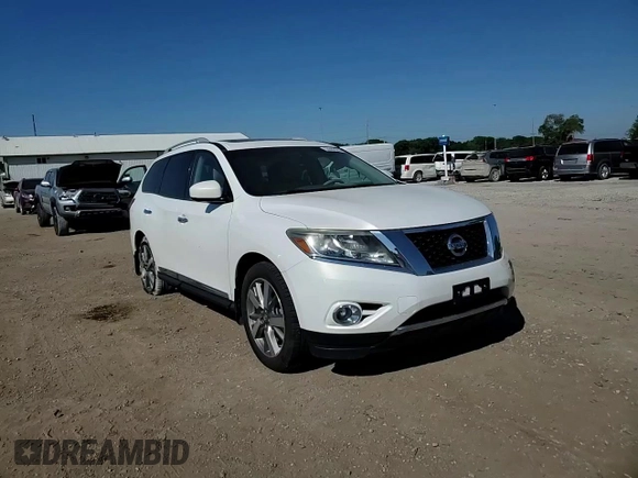 2014 Nissan Pathfinder Platinum with VIN 5N1AR2MN9EC656016, listed as a Copart auction lot 56662885 with 117,366 mi miles and Salvage title. Bid and sale history available at DreamBid. Image 14.