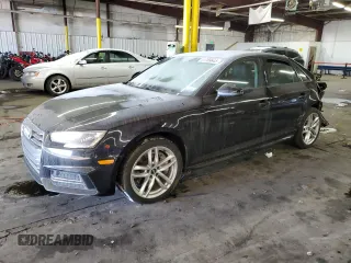 2017 Audi A4 Season of Audi Premium with VIN WAUDNAF42HN047495, listed as a Copart auction lot 41769645 with 104,206 mi miles and Salvage Title. Bid and sale history available at carsss.com. Image 1.