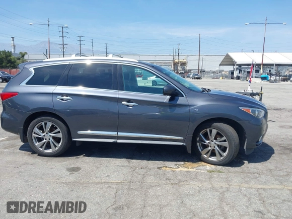 2014 Infiniti QX60 with VIN 5N1AL0MNXEC524906, listed as a IAAI auction lot 42106134 with 109,280 mi miles. Bid and sale history available at carsss.com. Image 13.
