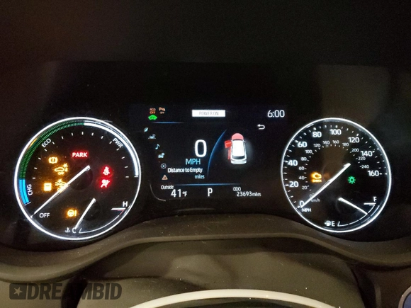2023 Toyota Sienna Platinum with VIN 5TDESKFC4PS082853, listed as a Copart auction lot 42773605 with 23,693 mi miles and Salvage Title. Bid and sale history available at DreamBid. Image 9.
