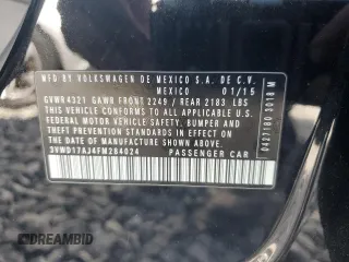 2015 Volkswagen Jetta SE z VIN 3VWD17AJ4FM284024, wystawiony jako Copart lot #51042305 z przebiegiem 89 405 mil mil oraz Szkoda całkowita • Salvage title. Historia ofert i sprzedaży dostępna na DreamBid. Obrazek 12.