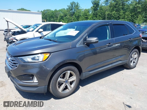 2019 Ford Edge SEL with VIN 2FMPK4J91KBC13436, listed as a IAAI auction lot 42551782 with 77,164 mi miles and . Bid and sale history available at DreamBid. Image 2.