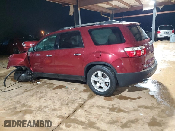 2010 GMC Acadia SLE with VIN 1GKLVLED0AJ121591, listed as a Copart auction lot 81255814 with 162,985 mi miles and Salvage Title. Bid and sale history available at carsss.com. Image 2.