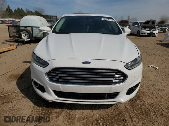 2013 Ford Fusion Titanium with VIN 3FA6P0K90DR299907, listed as a Copart auction lot 52327915 with 218,003 mi miles and Salvage Title. Bid and sale history available at DreamBid. Image 5.
