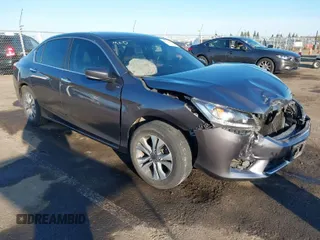 2014 Honda Accord LX z VIN 1HGCR2F39EA195258, wystawiony jako IAAI lot #41772637 z przebiegiem 139 138 mil mil oraz . Historia ofert i sprzedaży dostępna na DreamBid. Obrazek 1.