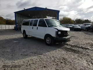 2012 Chevrolet Express Passenger 1LS with VIN 1GAZGZFA0C1194298, listed as a Copart auction lot 78395734 with 134,333 mi miles and Salvage Title. Bid and sale history available at carsss.com. Image 12.